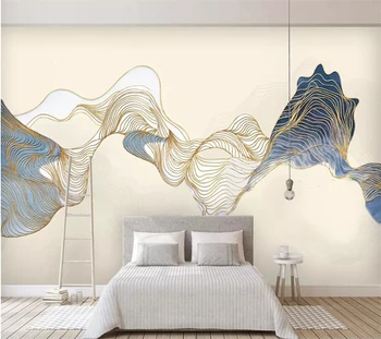 beibehang Personalizate 3d tapet mural nou Chinezesc abstract linie de cerneală peisaj de decorare perete pictura papel de parede tapet