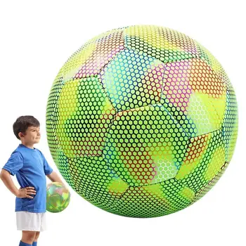 Dimensiune 5 Reflectorizante De Formare De Fotbal De Fotbal Luminos Fluorescent Reflectorizante Luminos Rece De Fotbal Pentru Copil Adult