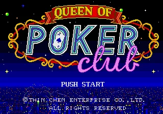 Regina Clubul de Poker pe 16bit MD Carte de Joc Pentru Sega Mega Drive Pentru Geneza Sistemului