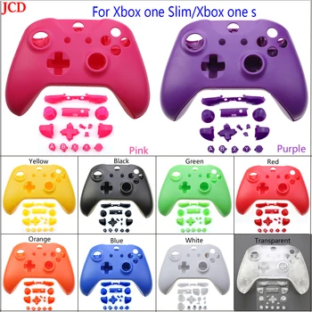 JCD 1 Set Shell pentru Xbox One S Slim Accesorii Shell Butonul Mod Kit Controller Capac Personalizat Locuințe Pentru Xbox Slim