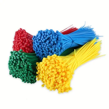 100buc/Sac Rezistent cu autoblocare Nailon Cablu Cravate în Culori Asortate Perfect pentru Organizarea de Cabluri și Fire