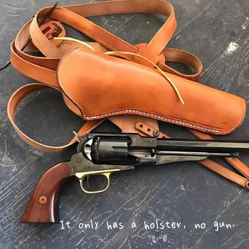 Old West Cowboy Fermiera Cosplay Costum Pistol Pistol Pistol Toc PULeather Glonț Suport Pentru Colt 6 Inch Baril Curea De Umăr