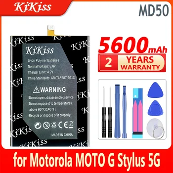 KiKiss de Mare Capacitate Baterie de Puternic MD50 5600mAh pentru Motorola Moto G Stylus 5G 2021/2022/XT2131 Bateria