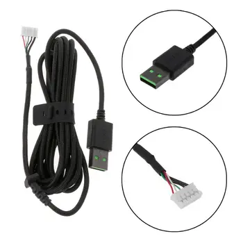 2022 Noi Durabil Nailon Împletite Linie Mouse USB Înlocuirea Cablului de Sârmă pentru razer DeathAdder Elite Mouse de Gaming cu Fir