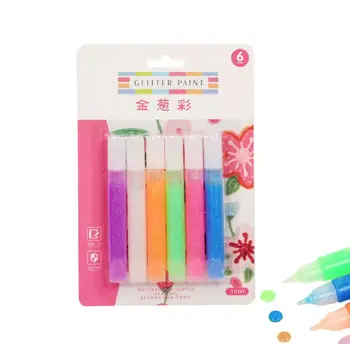 Magic Pixuri de Culoare de Imprimare Bubble Pen 6 culori Magice Pixuri Pentru Fete DIY Bule de Desen, Pixuri Pentru BRICOLAJ, Cărți de Artă 3D în condiții de Siguranță Pen Bubble