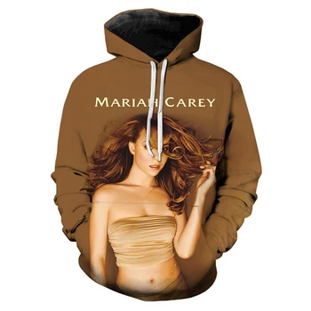 2023 Mariah Carey 3D Imprimate Hanorace Barbati/Femei de Moda Casual Streewear Adolescenti Destul de Cadouri Hanorac Streetwear Pulover Supradimensionat