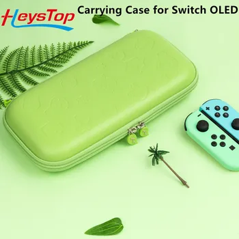 HEYSTOP tocul pentru Nintendo Comutator OLED Caz de Protecție Sac de Depozitare cu Capac pentru a Comuta OLED Consola de Călătorie Portabil Husă