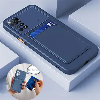 Titularul de Card de Portofel Telefon Acoperă Pentru Vivo V23 5G Caz Pentru Vivo V23 V 23 VIVi Vivo 23A 5G Lichid de Silicon Moale Fundas