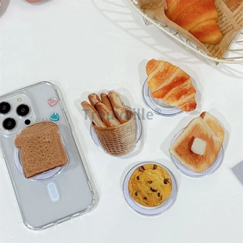 Trouvaille Pâine Alimente pentru Magsafe Telefon Prindere Tok Griptok Macsafe Telefon Suport stativ Pentru iPhone 15 14 Replica Mobil Suport