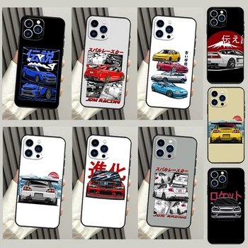 Masina sport JDM Drift Pentru iPhone 15 14 13 12 11 Pro Max X XS Max XR 7 8 Plus SE 2020 2022 Caz Telefon Accesorii