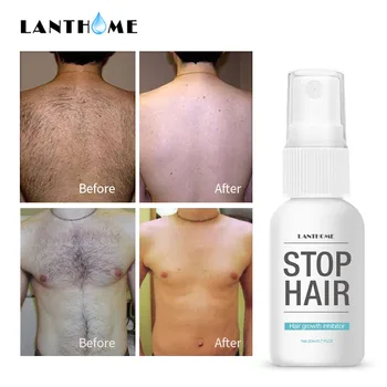 Lanthome Spray Permanent Nedureroasa De Îndepărtare A Părului Crema Buna De Corp Piele Opri Cresterea Parului Inhibitor De Păr Pubian