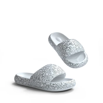 Nouă Cupluri Elegante Adult Sandale Slip-Dovada Cu Talpi Groase Interioară În Aer Liber, Papuci De Casă Pentru Bărbați Papuci De Casa Traverse De Pantofi De Femeie Acasă