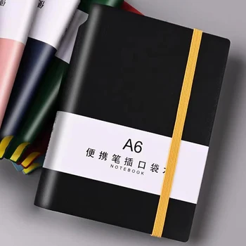 8 Culori De Portabile Notebook-uri de Buzunar A6 Căptușite Jurnal Planificator Jurnalul Notepad Papetărie Pentru Birou, Rechizite 200Page Noi