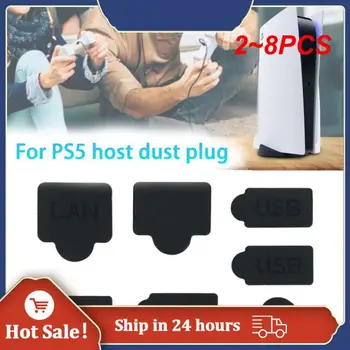 2~Silicon 8PCS Praf Prize Set de Interfață USB Anti-Praf de Acoperire Pentru PS5 Capac Dop de Accesorii Pentru Consolă de jocuri