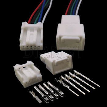 1 Set 5 Mod De Auto Volan Impuls Electric Alb Conector Cu Cabluri 7282-5830 7283-5830 Auto Cablu Priza
