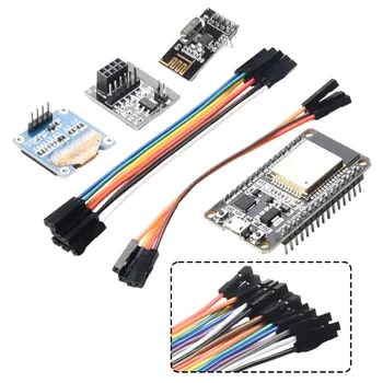 Un Set Complet De Circuit Accesorii OpenDTU DIY Kituri ESP32+NRF24L01+cabluri+display+module+prize