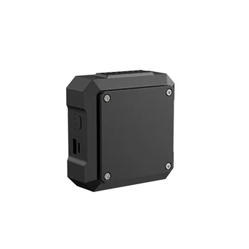 În aer liber Agățat de Gât Talie Fan Lungă de Viață a Bateriei Poate Aprinde USB Portabilă Reîncărcabilă Mini Ventilator,Negru