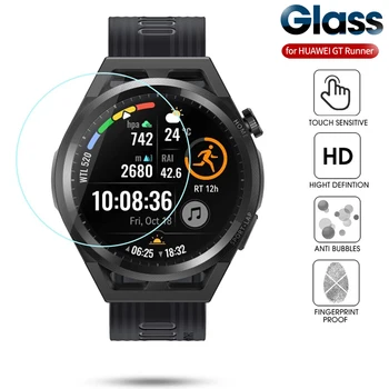 3pcs 9H Sticlă Călită filme pentru Huawei Watch GT Runner 46mm Smartwatch Ecran Protector Explozie-Dovada Filmul Accesorii