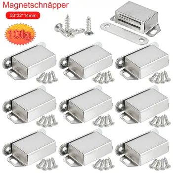 10buc Magnetic Extrem de Puternic Snapper Magnet Ușă Mobilier Magnet 12KG Nou Dulap Baie Bucatarie Usi de Aspirație Instrument