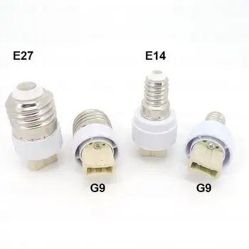 E27 E14 să G9 bec lampa Titularul Convertor Priza de Conversie Bec E14-G9 E27-G9 titularul de Bază tip Adaptor Ignifug b