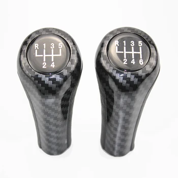 Fibra de Carbon de Imprimare Mașină Viteze Schimbator de Handbal Stick pentru BMW E30 E32 E34 E36 E38 E39 E46 E53 E60 E63 E83 E84 E90 M3 M4 M5 X5
