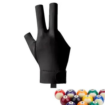 Biliard Mănuși Pentru Femei Profesionist De Biliard Snooker 3 Degete Mănuși Ușoare Și Non-Alunecare Universal Biliard