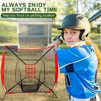 Baseball Formare Net Bataie Țintă Net Pentru Antrenamentul Poliester Material Exterior Dispozitiv De Antrenament Pentru Sala De Sport Acasă Parc Și