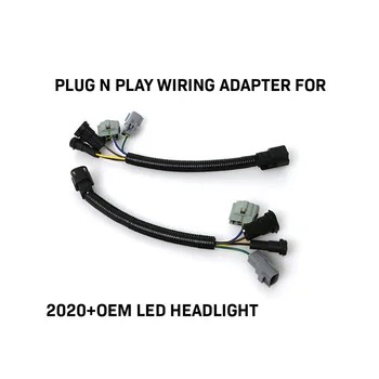 Plug and Play Adaptoare pentru 16-20 Toyota Tacoma Fit 2020 Full LED Faruri