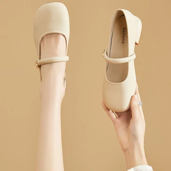 Femei Pantofi Mary Jane 2023 Primăvară Nouă Epocă Fete Toc Inalt Platforma Pantofi Lolita Stil Japonez Student De Colegiu Unic De Pantofi
