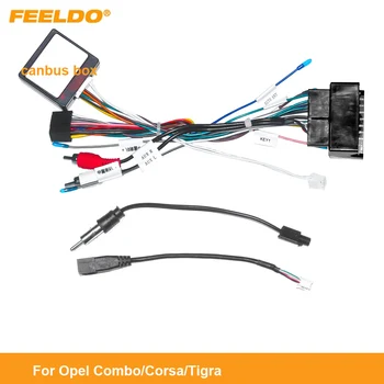 FEELDO Masina 16pin Cablu de Alimentare de Cablaj Adaptor Pentru Opel Combo/Corsa/Tigra Instalare Unitate Cap