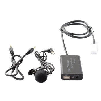 USB AUX Bluetooth Masina de Muzică Digitală CD Changer Adaptor pentru Toyota (6+6)Pin Camry, Corolla RAV4 Yaris
