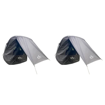 2X LADUTA Portbagaj Cort Parasolar Impermeabil Hayon Umbra Tent Cort Pentru Masina de Auto-Conducere Tur de Grătar în aer liber Negru