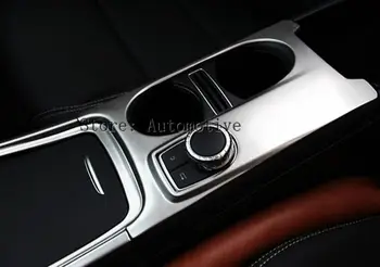 Mat ABS Cromat Suport pahare Capac Ornamental Pentru Mercedes Benz A/GLA/CIA Clasa C117 W117 2012-2017 AMG Styling Auto Accesorii Pentru LH