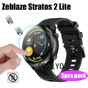 5pcs pack pentru Zeblaze Stratos 2 lite Sticla de ceas Inteligent Ecran de Sticlă Protector 9H 2.5 D Film