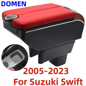 Noi Pentru Suzuki Swift Dublu deschise cotiera cutie originale din fabrică dedicată central cotiera cutie modificarea piese de Încărcare USB