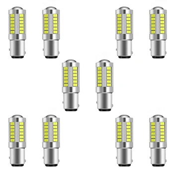 10X Super-Luminos LED-uri 1157 Bec LED P21/5W BAY15D Becuri cu LED-uri Cu 33SMD 5730 Chipset-uri Xenon Alb
