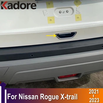Pentru Nissan Rogue X-trail 2021 2022 2023 Chrome Portbagajul din Spate a Mânerului Portierei Castron Capac Capitonaj Exterior Accesorii Auto Styling
