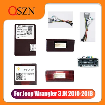 QSZN radio Auto Canbus Cutie Decodor Pentru Jeep Wrangler 3 JK 2010-2018 Cablaj 16PIN Cablu Cabluri Cablu de Alimentare