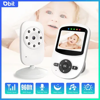 DBIT Baby Monitor,2.4 Inch Ecran LCD+Copil Camera,2-Mod de a Vorbi,Nou Strigăt de Alarmă,cântece de Leagăn,Viziune de Noapte, de Monitorizare de Securitate