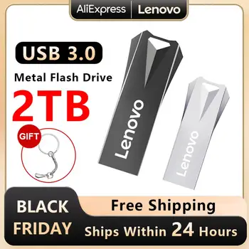 Lenovo 2TB USB Flash Pen Drive 1TB USB 3.0 Pendrive 512GB ssd 256GB USB de Memorie de 128GB Impermeabil Pentru Laptop, PC, TV Transport Gratuit