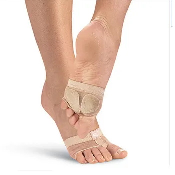 1Pair Profesionale Burtă de Dans Balet Pad Deget Practica Pantofi de Bumbac Jumătate Tălpi Tampoane Picior de Îngrijire Tălpi picior din Față