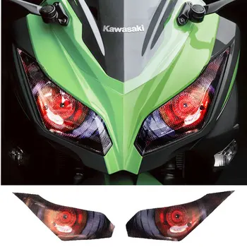 Motocicleta Faruri Autocolant Garda Cap lumina protecție Carenaj Fata de Film Autocolant Decor Pentru kawasaki Ninja 250 Ninja 300