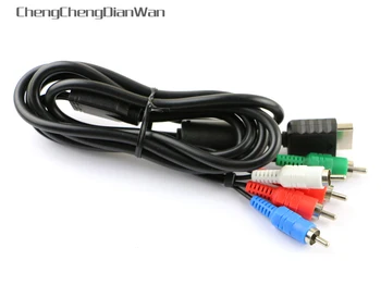 ChengChengDianWan 3pcs/lot NOU HD Component AV Video-Cablu Audio Cablu pentru Playstation 2 3 PS2 PS3 Slim