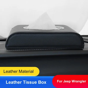 TAJIAN Auto Cutie de Tesut Recipient Interior Accesorii Organizator Dreptunghiulară Țesut Capacul Cutiei Suport Pentru Jeep Wrangler JL2018-2021