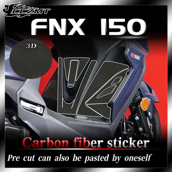Pentru SYM FNX150 3D fibra de carbon autocolante modificat masina autocolante de protecție autocolante decorative și impermeabile toate autocolante auto