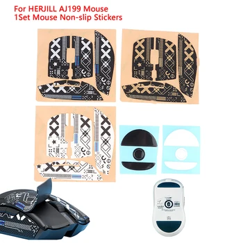 1Set Mouse-ul Non-alunecare de Autocolante pentru HERJILL AJ199 Mouse-ul de Imprimare Sweatproof Skate Picioare Pad Mouse-ul Alunecă Curba C w/Tampon cu Alcool