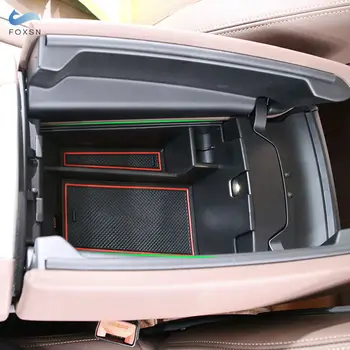 Accesorii auto Central Cotiera Cutie Depozitare Capac Recipient Organizator Caz Pentru BMW X5 G05 2019 2020