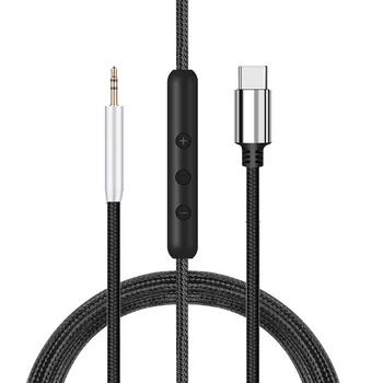 USB de Tip C 2.5 mm OFC Înlocuire Cablu Audio Stereo Cablu de Sârmă pentru AKG Y600NC Căști fără Fir