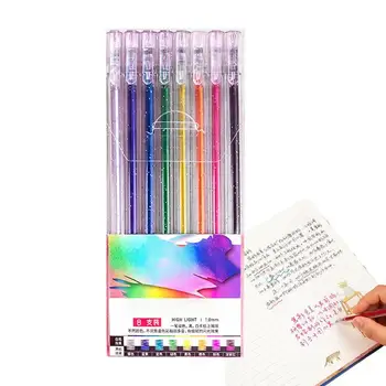 Sparkle Pixuri Cu Gel Copii Glitter Ergonomic Pixuri Cu Gel Universal Pen Set Pentru Cadou De Vacanță Portabile Pen Set Pentru Invitatii De La Petrecere