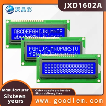 calitatea de dimensiuni Mici personaje modul de afișare JXD1602A STN Smarald Negative 16X2 lcd dot matrix display 5.0 V si 3.3 V opțional
